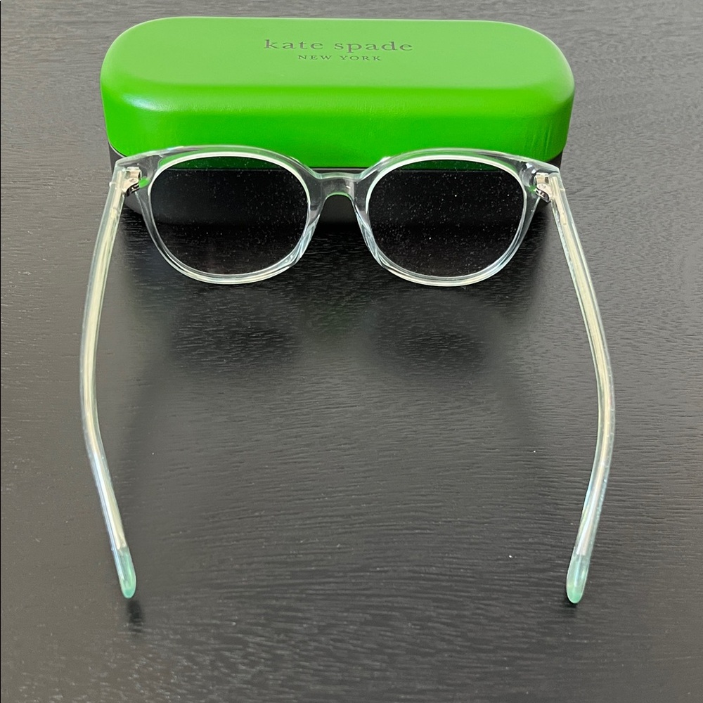 Kate Spade Minty Green Transparent Sunglasses NWT - Picture 4 of 11